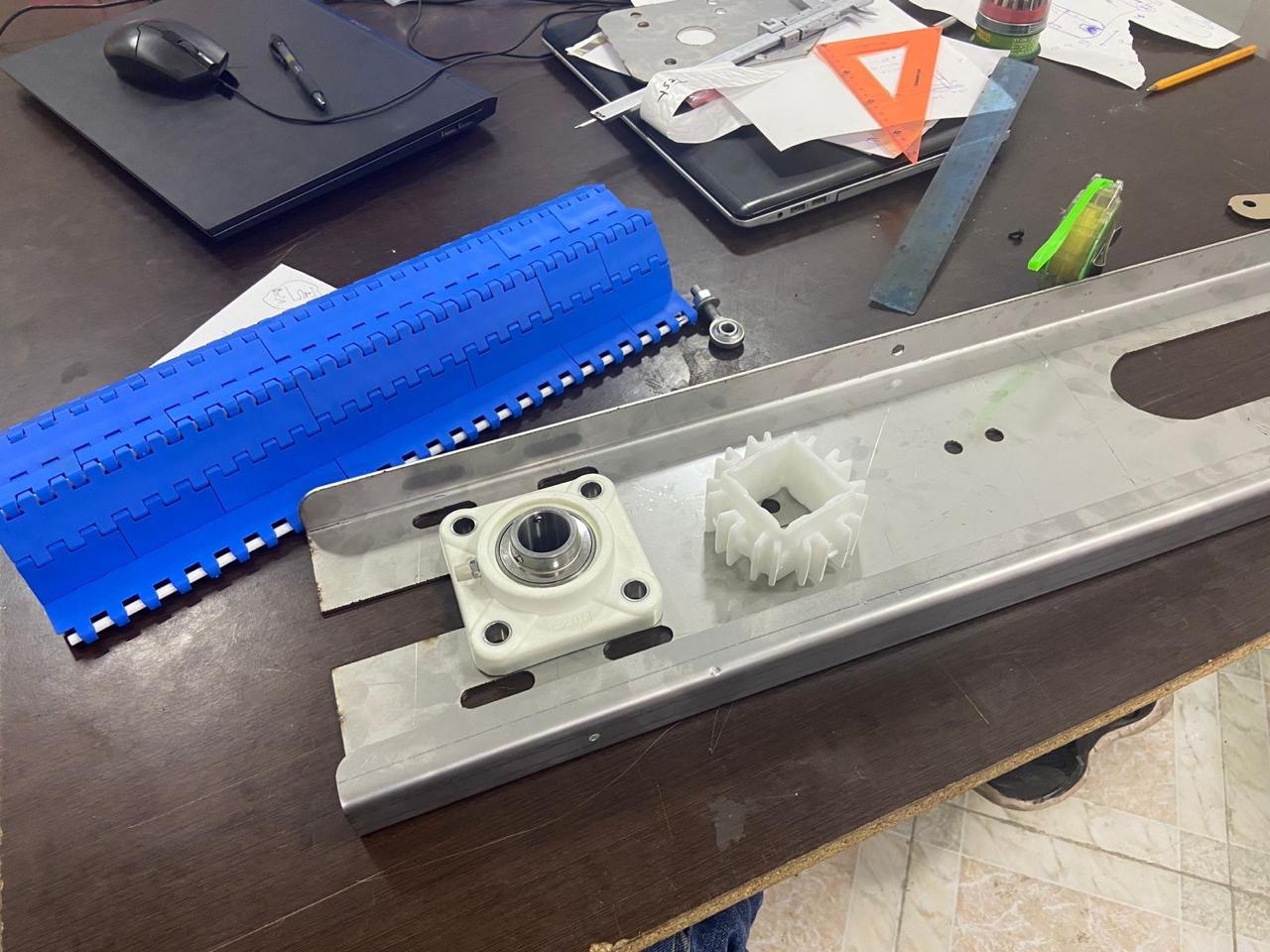 Système de convoyage modulaire en inox